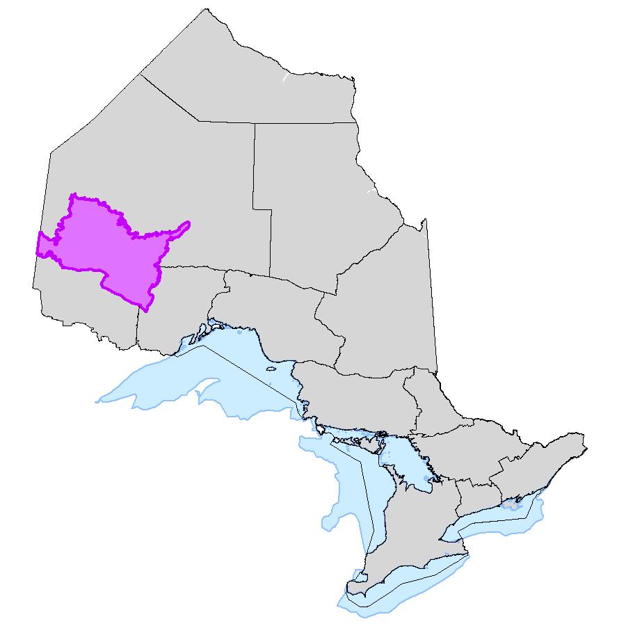 Fisheries management zone highlighted