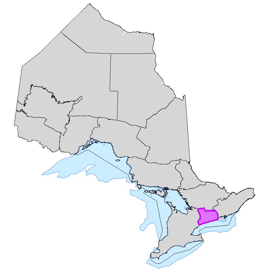 Fisheries management zone highlighted